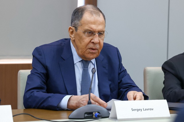 Ngoại trưởng Nga Sergei Lavrov tại hội nghị