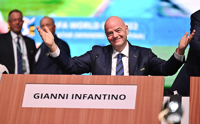 Ông Infantino tái đắc cử chủ tịch FIFA
