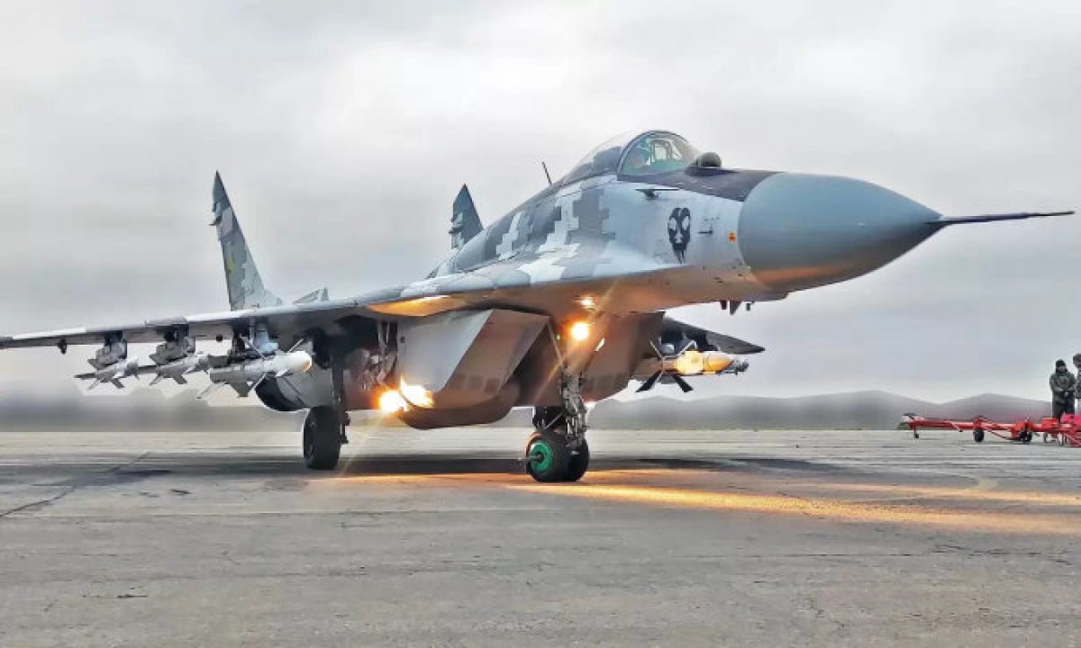 Tiêm kích MiG-29 Ukraine trước một chuyến xuất kích