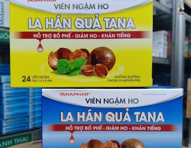 Hai Thực phẩm bảo vệ sức khỏe La hán quả Tana quảng cáo vi phạm