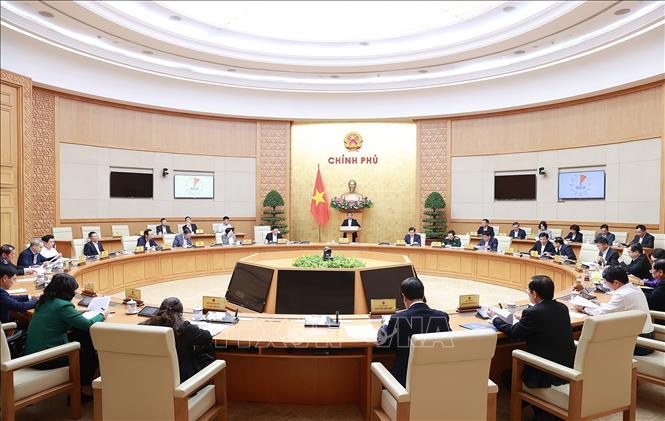 Phiên họp Chính phủ chuyên đề về xây dựng pháp luật tháng 3/2023.