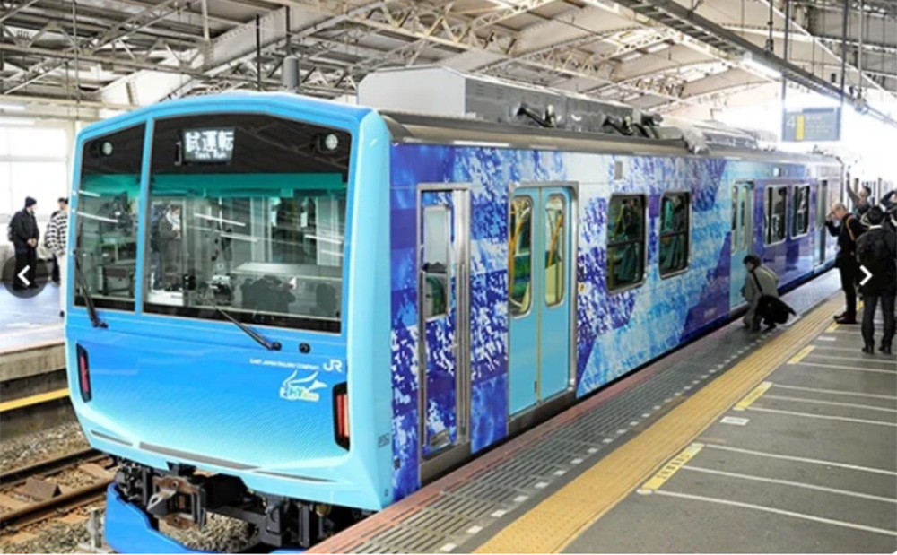 Chạy thử nghiệm đoàn tàu hybrid hydro tại Nhật Bản.