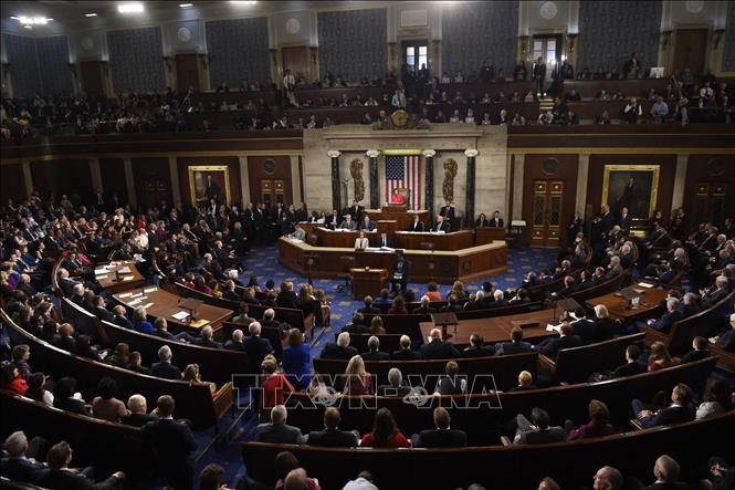 Toàn cảnh một phiên họp Quốc hội Mỹ tại Washington, DC. Ảnh tư liệu