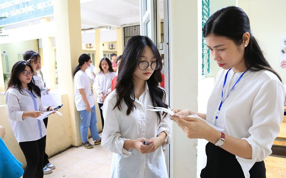 Thí sinh thi tốt nghiệp THPT năm 2023 tại Hà Nội.