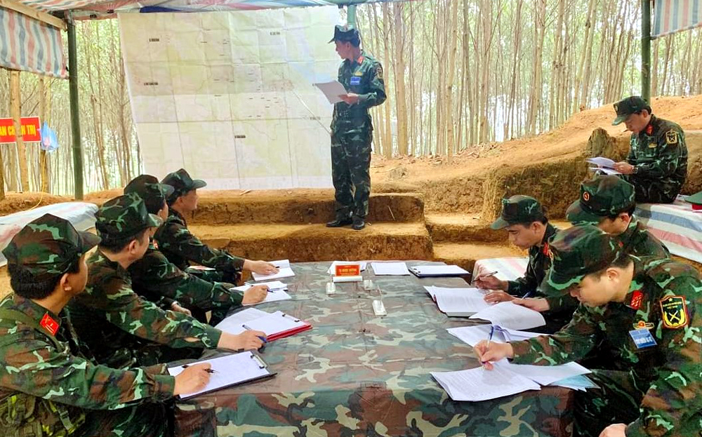 LLVT huyện Văn Yên huấn luyện chuyển trạng thái SSCĐ