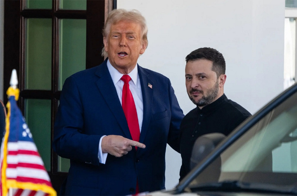 Tổng thống Mỹ Donald Trump và Tổng thống Ukraine Volodymyr Zelensky