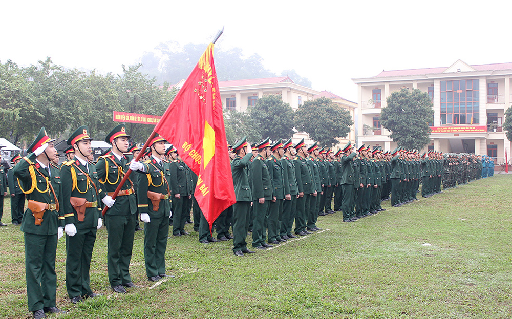 Bộ Chỉ huy Quân sự tỉnh tổ chức Lễ ra quân huấn luyện 2025.