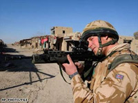 Hoàng tử Harry tại Afghanistan.
