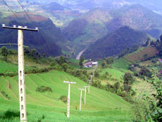 Công trình điện về xã La Pán Tẩn từ nguồn vốn 135 của Chính phủ.
