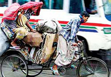 Dân nghèo lao động ở Bangladesh.