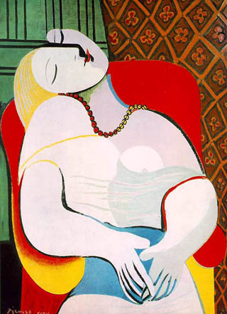 Bức họa “Le Reve” được Picasso vẽ vào năm 1932.