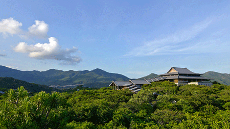 Amanoi Resort giữa vùng thiên nhiên hoang dã Vườn quốc gia Núi Chúa thuộc tỉnh Ninh Thuận.