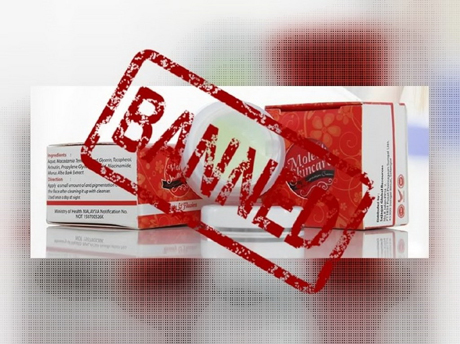 Một loại mỹ phẩm của Malaysia bị cấm lưu hành.
