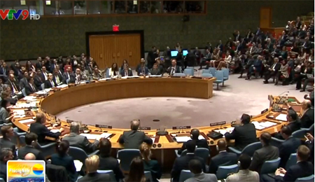 Phiên bỏ phiếu của HĐBA LHQ về dự thảo nghị quyết liên quan đến vấn đề Syria.
