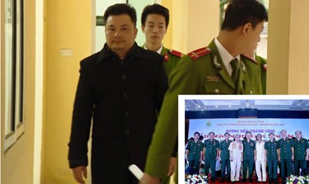 Bị can Lê Xuân Giang đã lợi dụng hình ảnh của một số sỹ quan quân đội nghỉ hưu để lừa đảo.