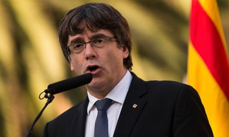 Cựu Thủ hiến Catalonia Carles Puigdemont.