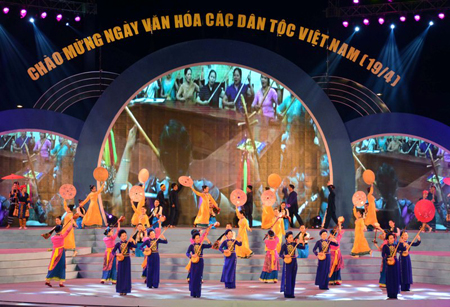 Nhiều hoạt động phong phú trong Ngày Văn hóa các dân tộc Việt Nam năm 2018. Ảnh minh họa.
