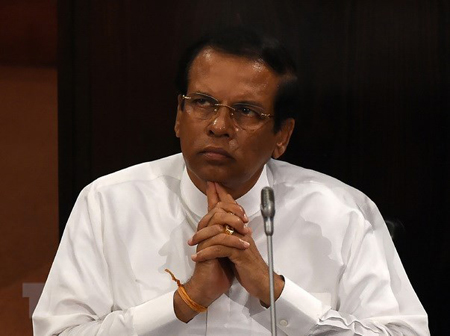 Tổng thống Sri Lanka Maithripala Sirisena.