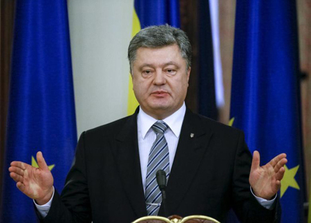 Tổng thống Ukraine Petr Poroshenko.