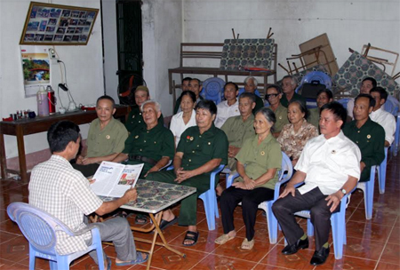 Các chi hội CCB phường Pú Trạng luôn quan tâm tới công tác dân vận trong địa bàn.