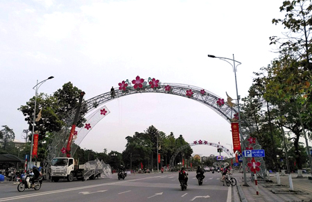 TP Việt Trì đang hoàn tất công tác chuẩn bị cho Lễ hội Đền Hùng.
