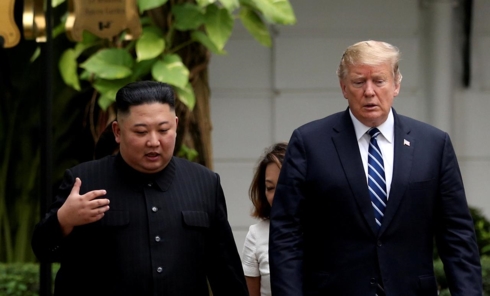 Nhà lãnh đạo Triều Tiên Kim Jong Un và Tổng thống Mỹ Donald Trump.