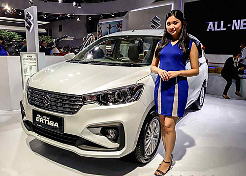Suzuki Ertiga mới tại triển lãm IIMS, Indonesia 2019.