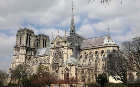 Hình ảnh nhà thờ Đức Bà Paris trước khi xảy ra hỏa hoạn.