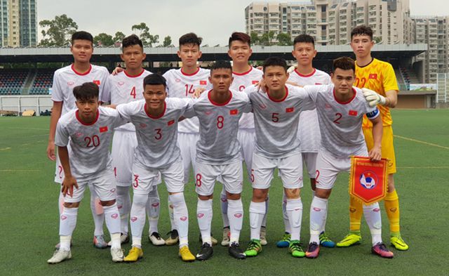 Đội hình xuất phát của U18 Việt Nam