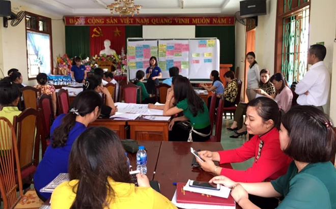 Hội thảo về du lịch cộng đồng do Hội Phụ nữ tỉnh tổ chức tại thị xã.
