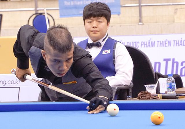Trần Quyết Chiến giành HCV nội dung carom 3 băng, tại giải Billiards carom châu Á.