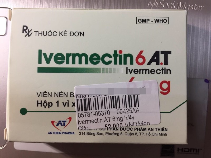 Thuốc tẩy giun Invermectin.