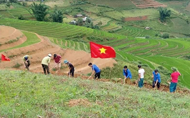 Năm 2020, mở rộng thêm 10 ha ruộng bậc thang tại các xã, thị trấn trên địa bàn huyện Mù Cang Chải.