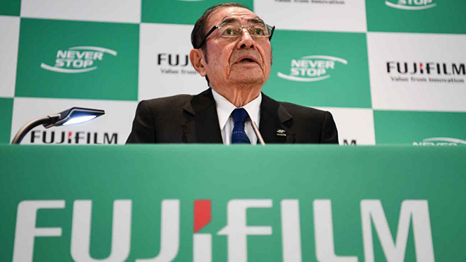 Ông Shigetaka Komori - Chủ tịch Fujifilm dự định sẽ nghỉ hưu trong năm nay.