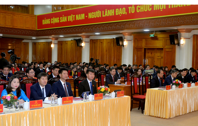 Các đại biểu dự Kỳ họp thứ 20 – HĐND tỉnh Yên Bái khóa XVIII