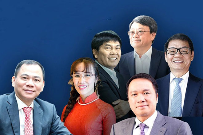 6 tỉ phú Việt Nam trong danh sách mới được Forbes cập nhật