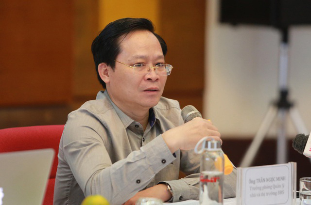 Ông Trần Ngọc Minh - Trưởng phòng Quản lý nhà và Thị trường Bất động sản - Sở Xây dựng Hà Nội.