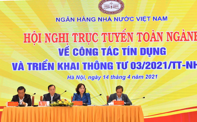 Thống đốc NHNN Nguyễn Thị Hồng chủ trì Hội nghị triển khai công tác tín dụng năm 2021 của ngành ngân hàng.