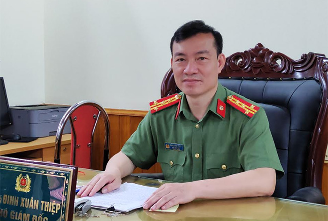 Đại tá Đinh Xuân Thiệp – Phó giám đốc Công an tỉnh Yên Bái