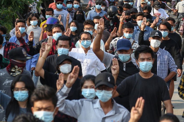 Phương Tây tiếp tục gây sức ép với chính quyền quân sự Myanmar sau khi hơn 700 người biểu tình đã thiệt mạng kể từ sau binh biến ngày 1/2 (Ảnh minh họa)