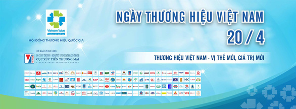 Pano quảng bá Tuần lễ Thương hiệu quốc gia Việt Nam năm 2021