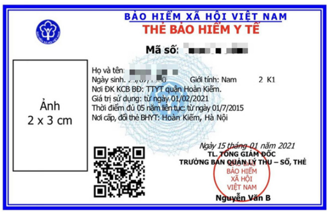 Mẫu thẻ BHYT mới sẽ được cấp cho người dân từ ngày 1-4-2021
