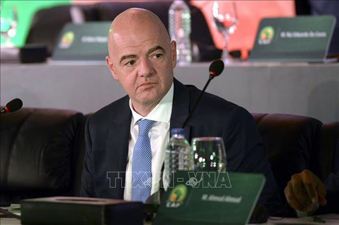 Chủ tịch Liên đoàn Bóng đá Thế giới (FIFA) Gianni Infantino.