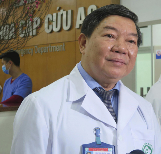 Ông Nguyễn Quốc Anh, nguyên Giám đốc Bệnh viện Bạch Mai