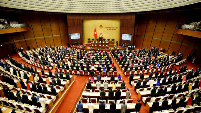 Quốc hội khóa XIV họp tại hội trường Diên Hồng