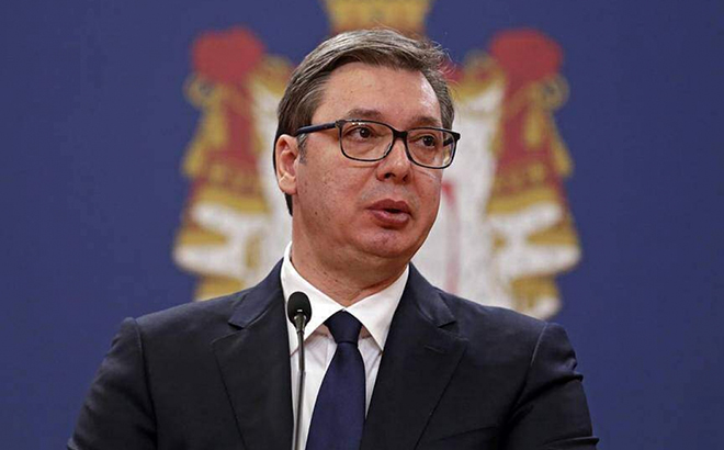 Tổng thống Serbia Aleksandar Vucic.