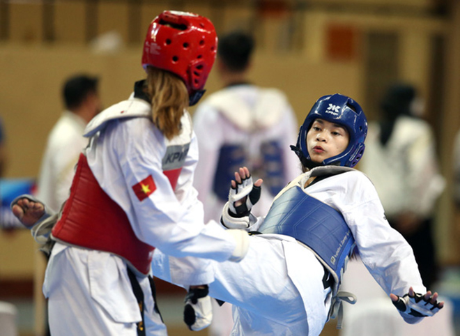 Phạm Thị Thu Hiền là nữ võ sĩ nhiều khả năng giành HCV cho taekwondo Việt Nam ở SEA Games 31.