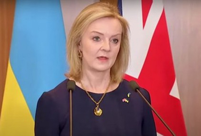 Ngoại trưởng Anh Liz Truss.