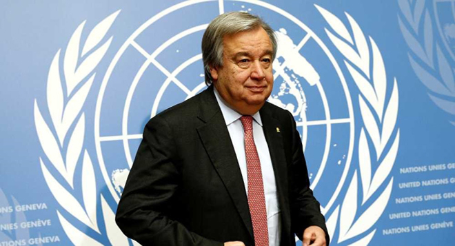 Tổng Thư ký Liên hợp quốc Antonio Guterres. (Ảnh: AP)
