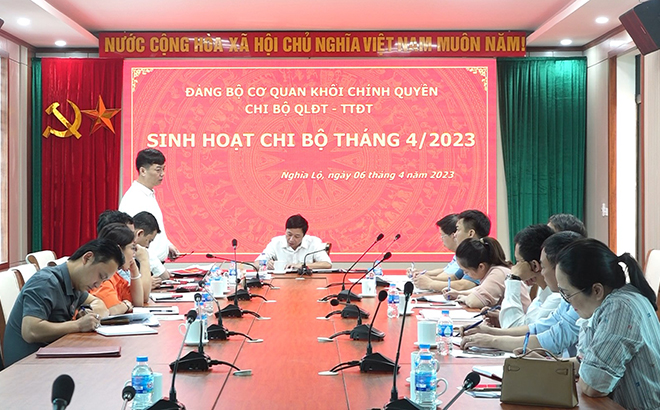 Quang cảnh buổi sinh hoạt
